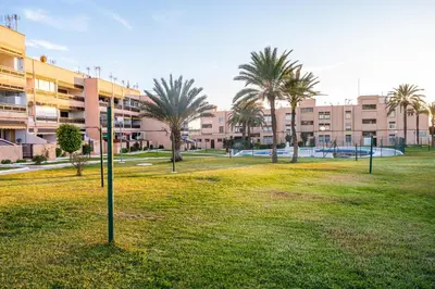 Jardín al aire libre en Almare Suites Burbujas I - Vistas al mar, golf, junto a la playa