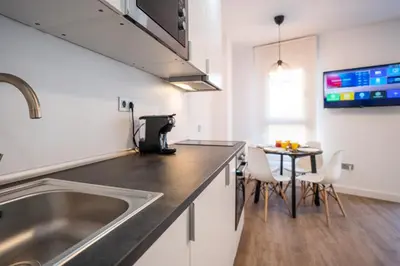 Una cocina o zona de cocina en Trendy Homes Puerta Purchena
