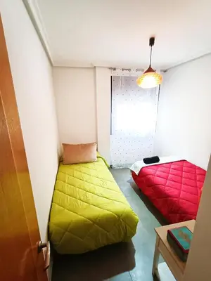 Cama o camas de una habitación en Apartamento El Zapillo