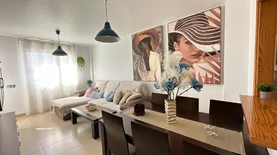 Zona de estar de Ático Parque Salinas BEACHFRONT