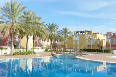 Piscina en o cerca de Atico con Jacuzzi Las Marinas Vera