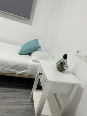 Cama o camas de una habitación en Estadio playa