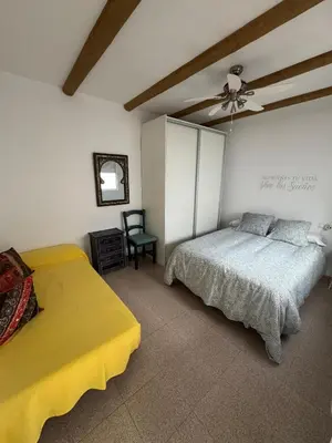 Cama o camas de una habitación en Rinconcito en Aguamarga VUT AL 14349