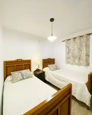 Cama o camas de una habitación en El Majuelo 2