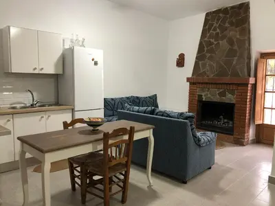 Una cocina o zona de cocina en Cortijo los Garridos - 6 huéspedes