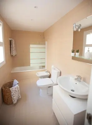 Un baño de Ático portofino