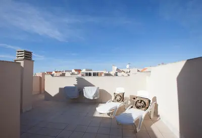 Un balcón o terraza de Ático portofino