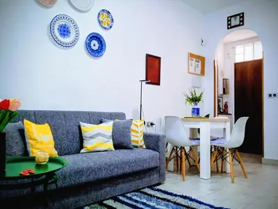 Zona de estar de Apartamentos Lax