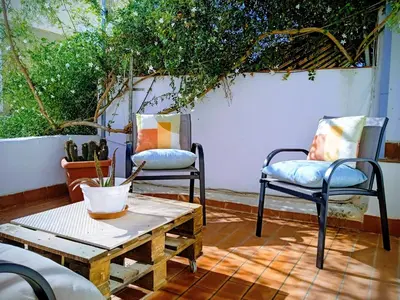 Zona de estar de Apartamentos Lax