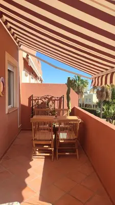 Un balcón o terraza de Vera Buda Natura. Ático apartamento con vistas al mar.