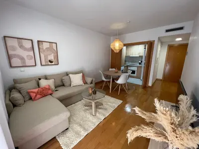 Zona de estar de Apartamento Playa Delicias
