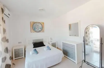 Cama o camas de una habitación en Villa Espigón