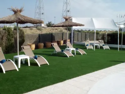 Jardín al aire libre en Avent Verahotel