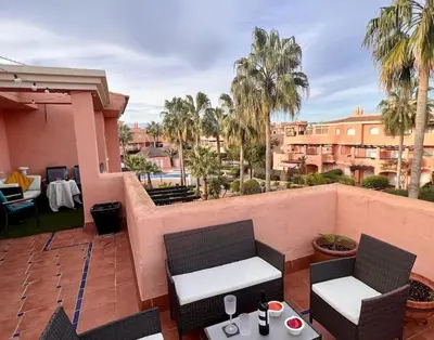 Un balcón o terraza de Verazul Ático 3 dormitorios
