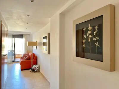 Zona de estar de Apartment near beach with pools in Spain