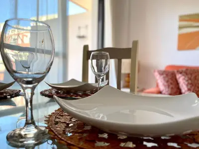 Bebidas en Apartment near beach with pools in Spain
