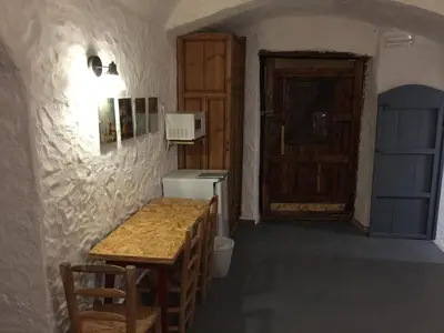 Una cocina o zona de cocina en Casas Cueva y Cortijo La Tala en Guadix