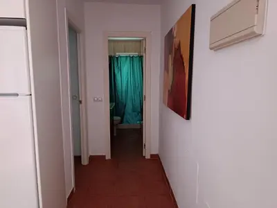 Plano de Casa baja naturista con patio en primera línea de playa con piscina comunitaria!