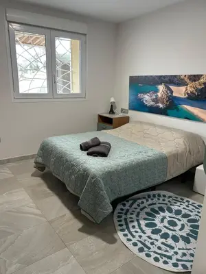 Cama o camas de una habitación en Casa La Pita