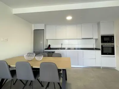 Una cocina o zona de cocina en Apartment in Mojácar near the Beach