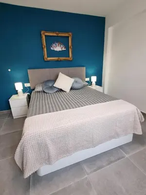 Cama o camas de una habitación en Terraza Almería