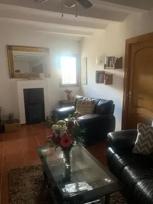 Zona de estar de Lavender Lodge Almeria