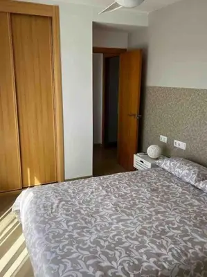 Cama o camas de una habitación en Atico Duplex en Playa Serena