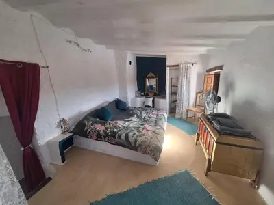 Cama o camas de una habitación en Cuevas Azul