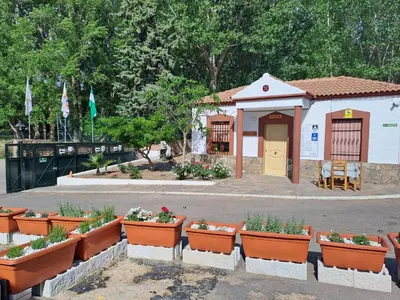 Jardín al aire libre en Camping Valle del Andarax