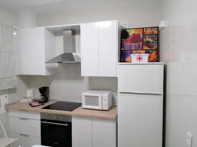 Una cocina o zona de cocina en Alojamiento Dunas centro