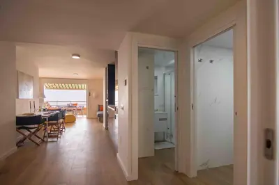 Un baño de Ático 1ª línea de playa en Puerto de Aguadulce