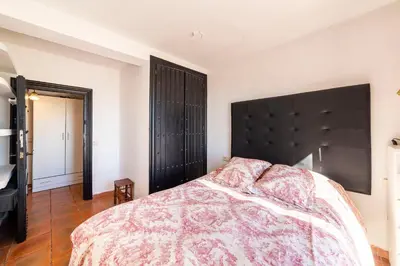Cama o camas de una habitación en Casa La Cúpula