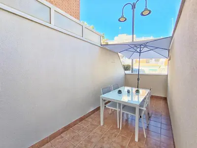 Un balcón o terraza de Apartamento Esbamar