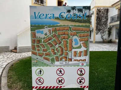 Certificado, premio, señal o documento que está expuesto en Marisol Apartment Vera Playa Andalusia 150 m from the Beach, Spain