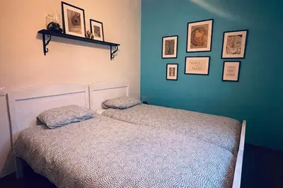 Cama o camas de una habitación en El sueño de Andalucia