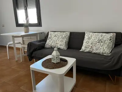 Zona de estar de Las Hélices San José Cabo de Gata