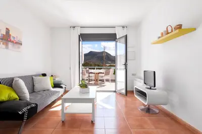 Zona de estar de Las Hélices San José Cabo de Gata