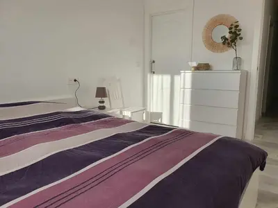 Cama o camas de una habitación en Torre del Rayo