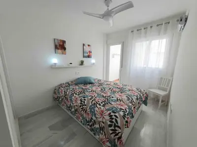 Cama o camas de una habitación en Torre del Rayo