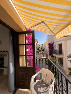 Un balcón o terraza de Apartamentos de Flores - Azul