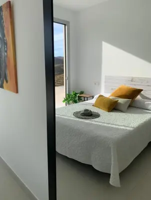 Cama o camas de una habitación en Villa Samarkanda