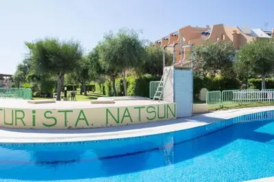 Piscina en o cerca de Estudio en Urbanización naturista con piscina junto al mar