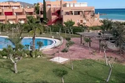 Piscina en o cerca de Estudio en Urbanización naturista con piscina junto al mar