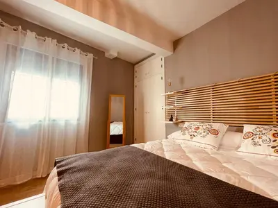 Cama o camas de una habitación en Apartamento Cerro del Aire