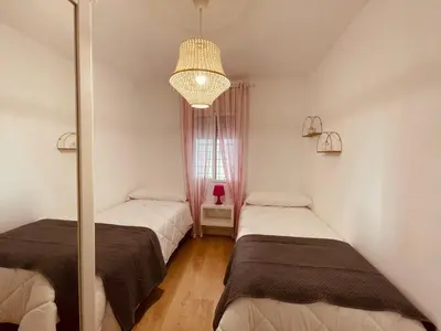 Cama o camas de una habitación en Apartamento Cerro del Aire