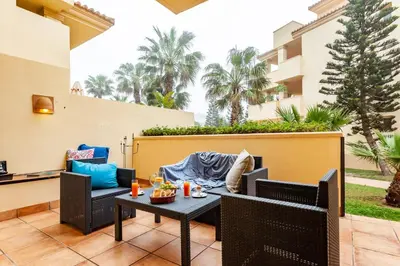 Zona de estar de Apartamento LUXURY en ROQUETAS DE MAR - PLAYA SERENA Urbanización VILLA ROMANA