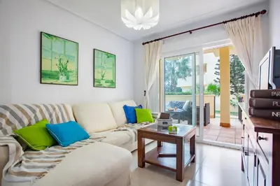 Zona de estar de Apartamento LUXURY en ROQUETAS DE MAR - PLAYA SERENA Urbanización VILLA ROMANA