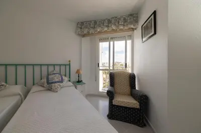 Cama o camas de una habitación en Bahía de Águilas