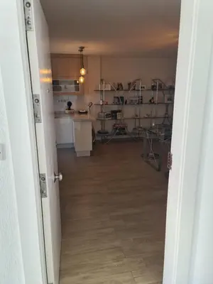 Una cocina o zona de cocina en Apartamento cerca del mar