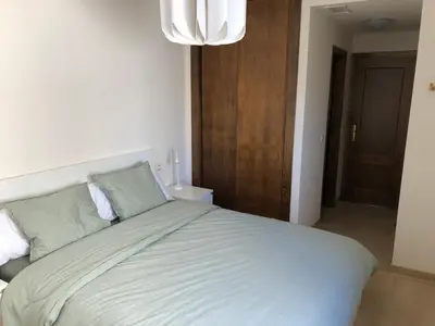 Cama o camas de una habitación en Nuri Palomares